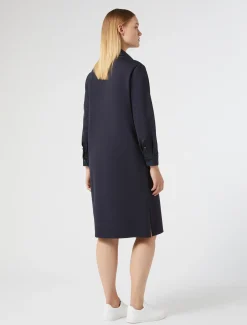 Marina Rinaldi Robe en jersey BLEU Outlet