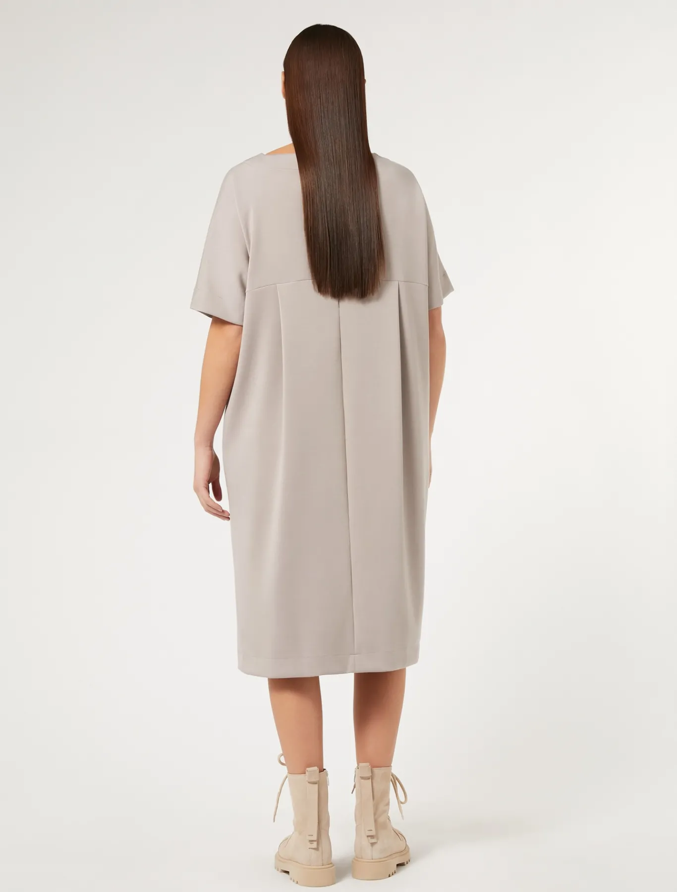 Marina Rinaldi Robe en jersey GRISTOURTERELLE Best