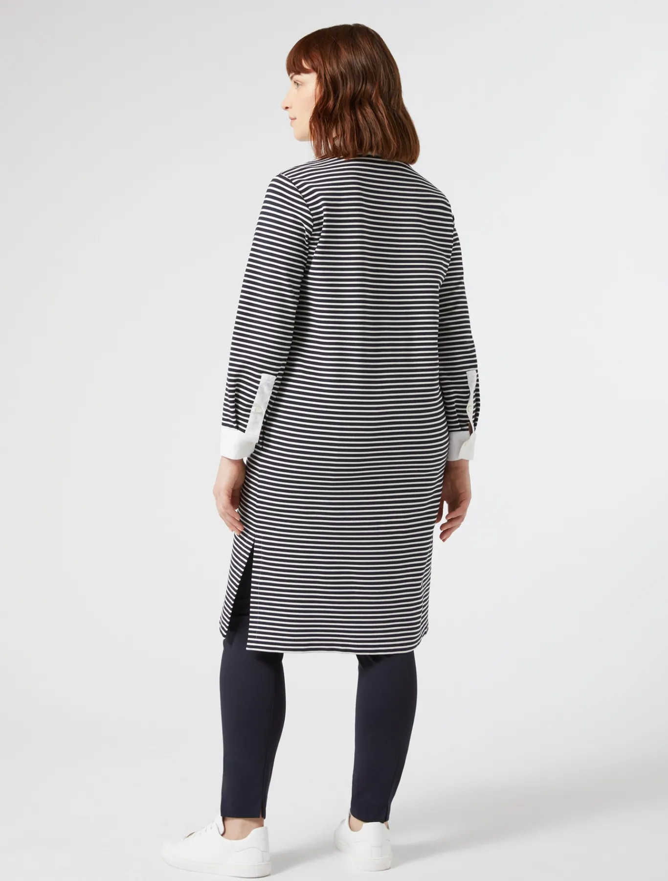 Marina Rinaldi Robe en jersey BLEU Sale