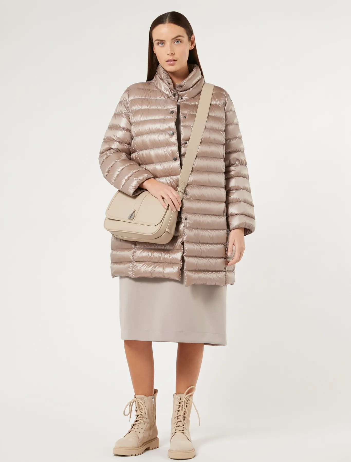 Marina Rinaldi Robe en jersey GRISTOURTERELLE Best