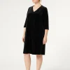 Marina Rinaldi Robe en jersey de velours NOIR Hot