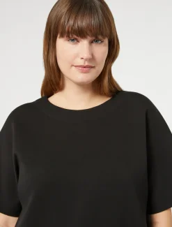 Marina Rinaldi Robe en jersey double NOIR Outlet