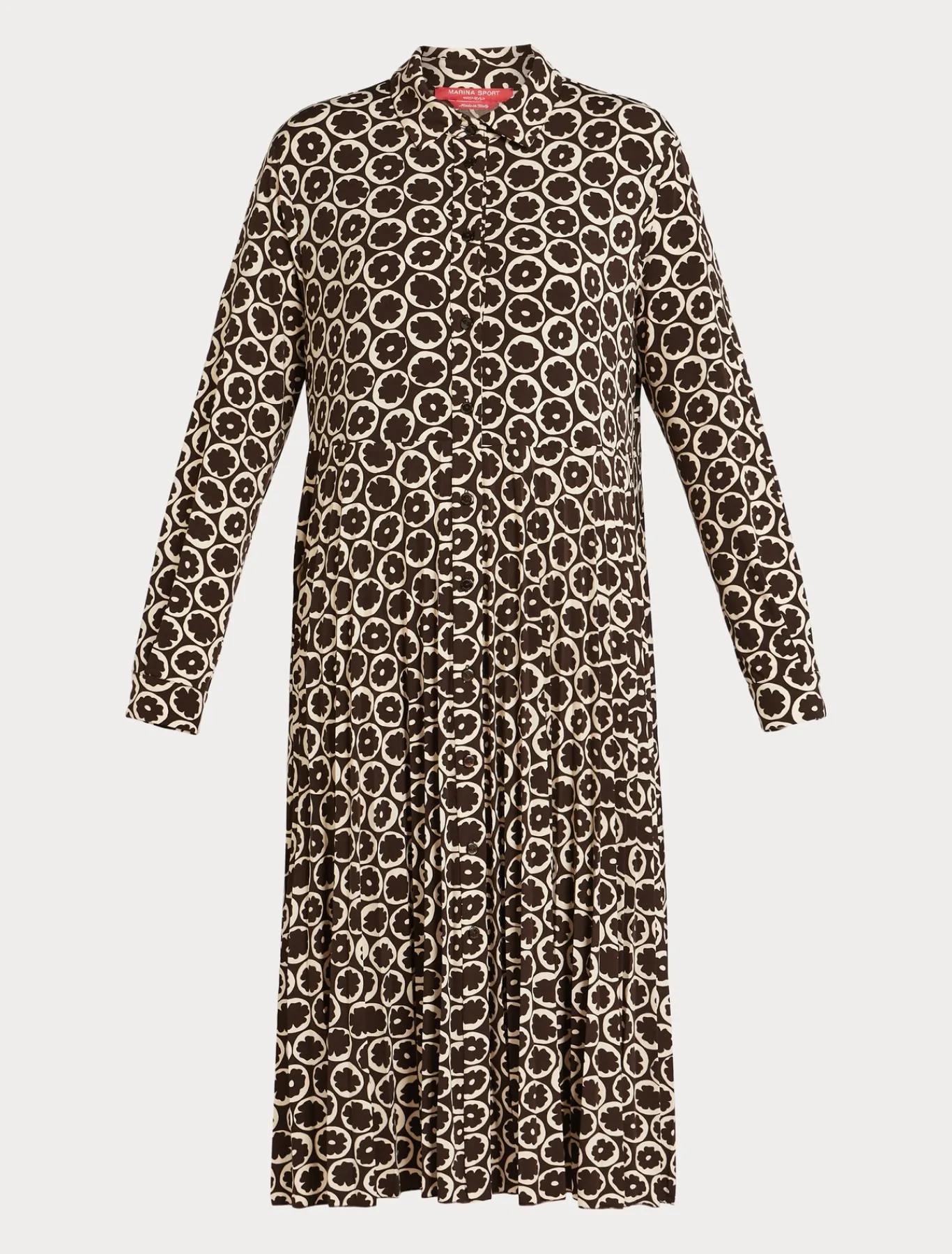 Marina Rinaldi Robe en jersey imprimé BRUN Fashion
