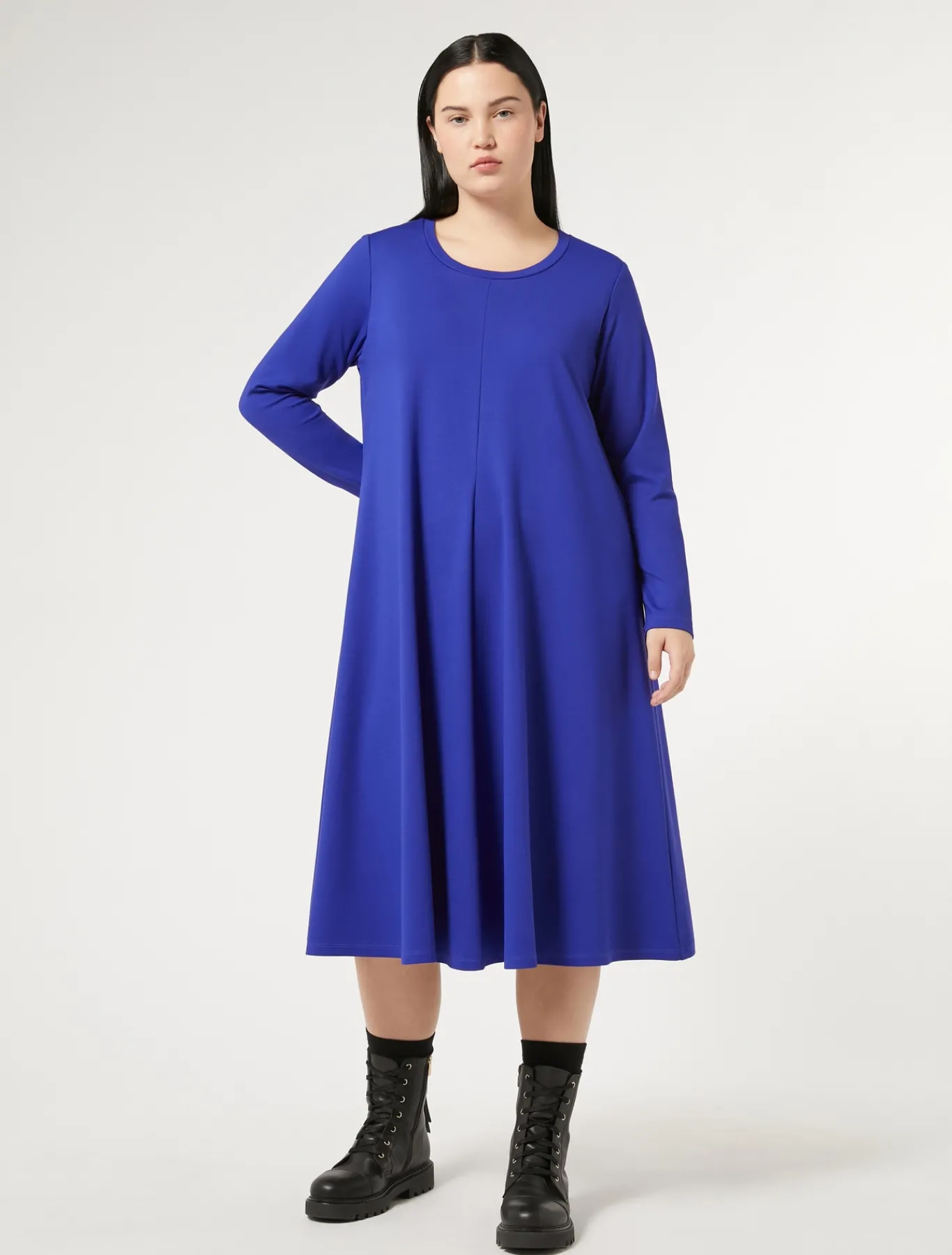 Marina Rinaldi Robe en jersey point Milano VIOLET Online