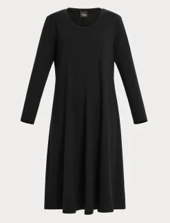 Marina Rinaldi Robe en jersey point Milano NOIR Clearance