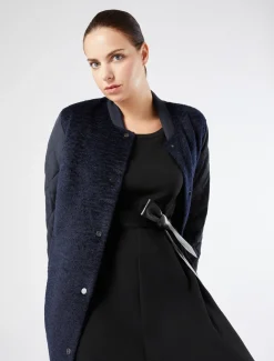 Marina Rinaldi Robe en jersey point Milano NOIR Clearance
