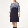 Marina Rinaldi Robe en jersey scuba BLEUMARINE Discount