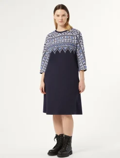 Marina Rinaldi Robe en jersey scuba BLEUMARINE Discount