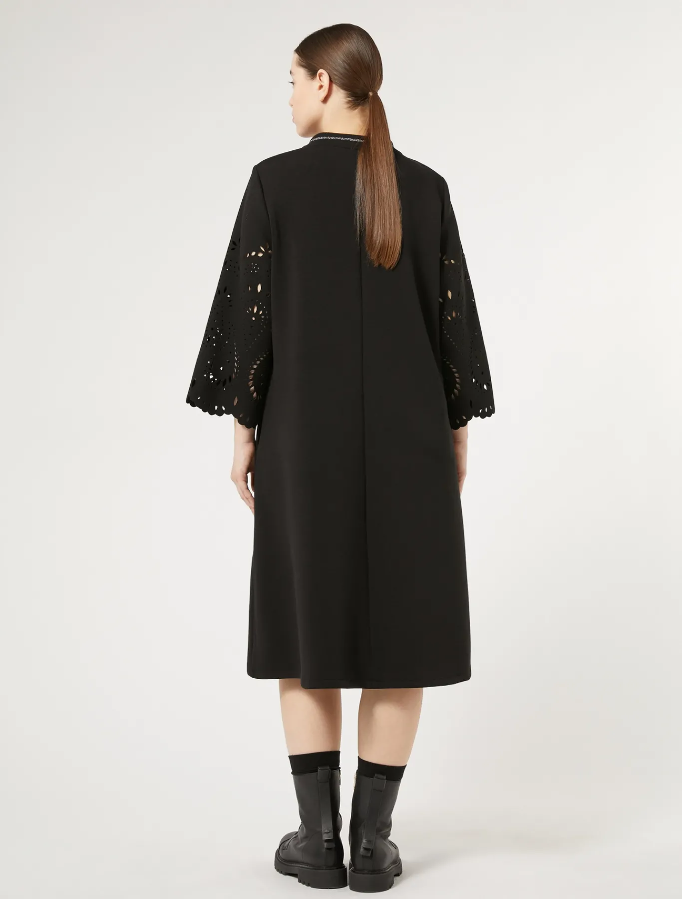 Marina Rinaldi Robe en jersey scuba NOIR Outlet