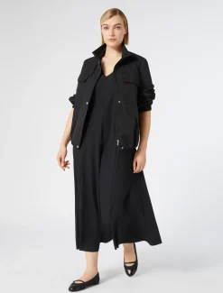 Marina Rinaldi Robe en jersey technique NOIR Best