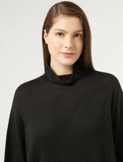 Marina Rinaldi Robe en laine mélangée NOIR Hot