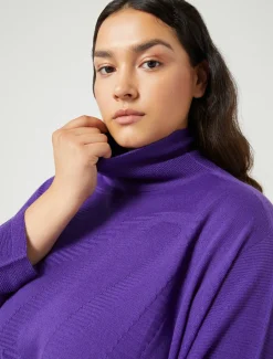 Marina Rinaldi Robe en laine mélangée VIOLET Fashion