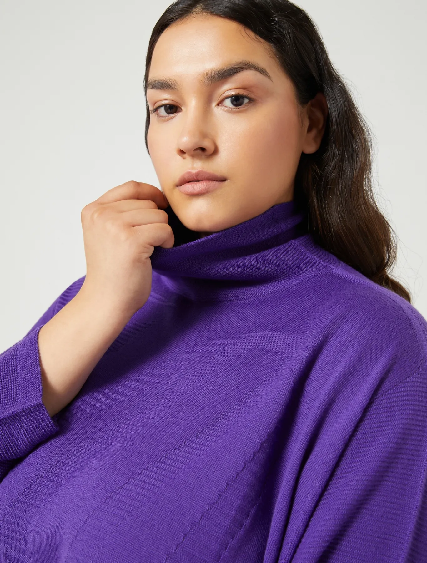 Marina Rinaldi Robe en laine mélangée VIOLET Fashion
