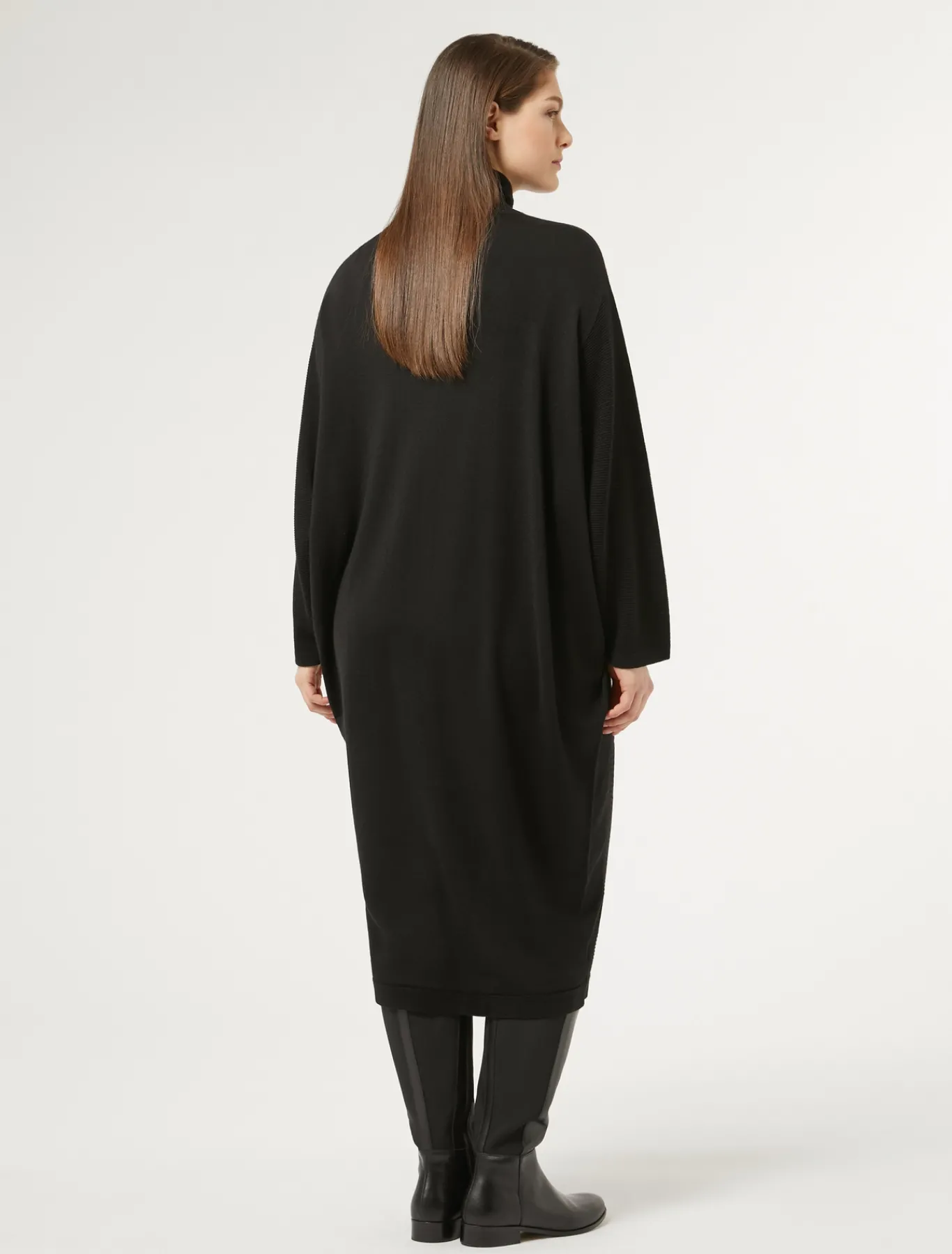 Marina Rinaldi Robe en laine mélangée NOIR Hot