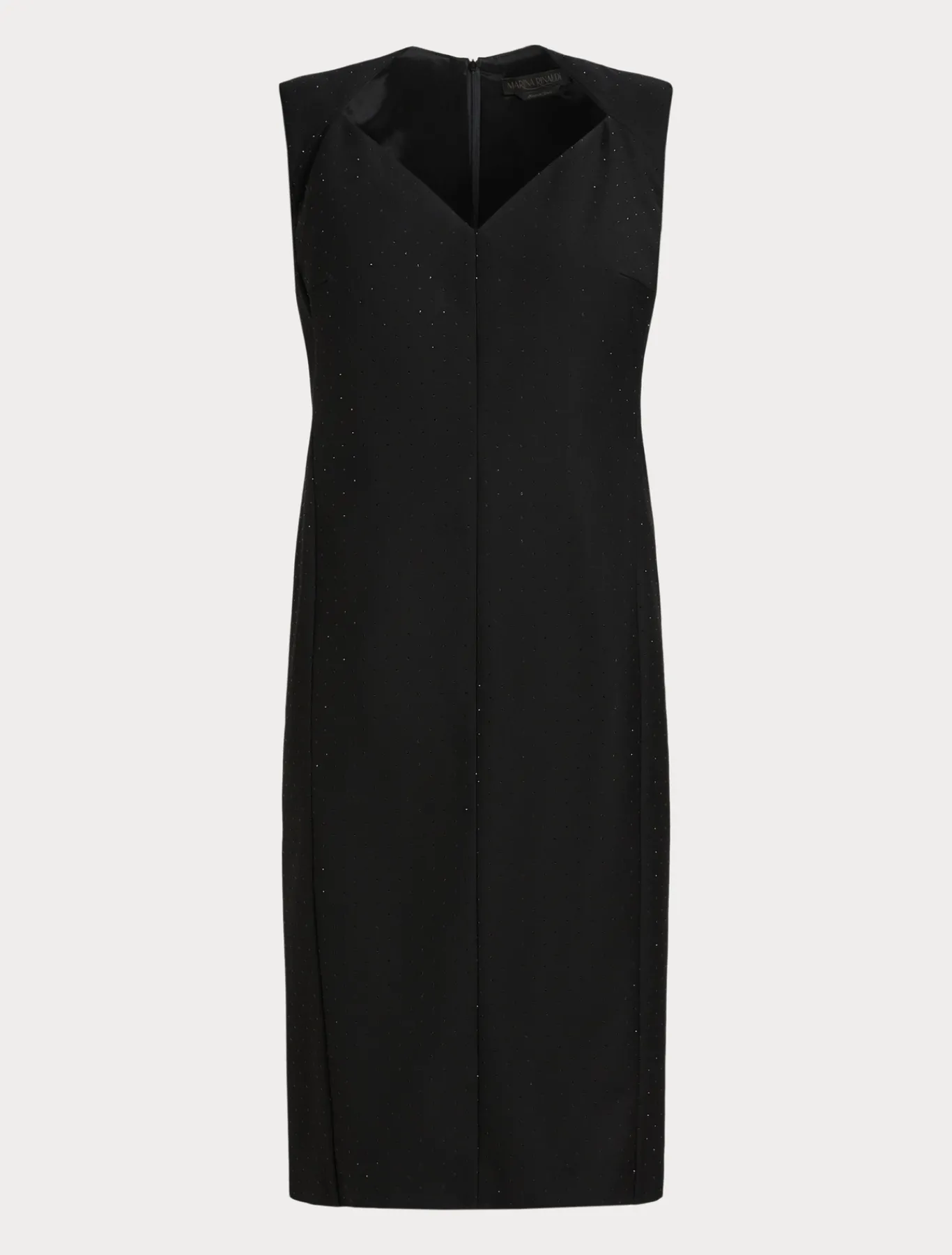 Marina Rinaldi Robe en levantine avec strass NOIR Discount