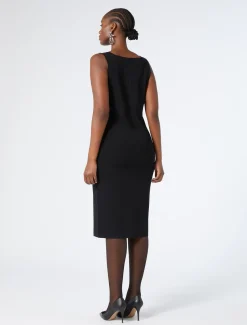 Marina Rinaldi Robe en maille NOIR Hot