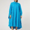 Marina Rinaldi Robe en popeline et dentelle sangallo TURQUOISE Hot