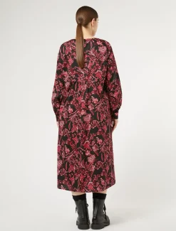 Marina Rinaldi Robe en popeline imprimée NOIR Hot