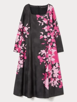 Marina Rinaldi Robe en popeline imprimée NOIR Sale