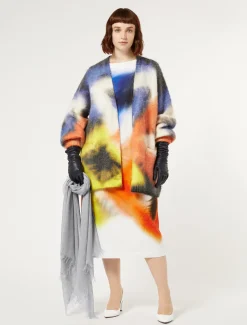Marina Rinaldi Robe en popeline imprimée BLANC Sale