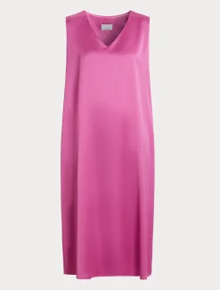 Marina Rinaldi Robe en satin fluide VIEUXROSE Outlet