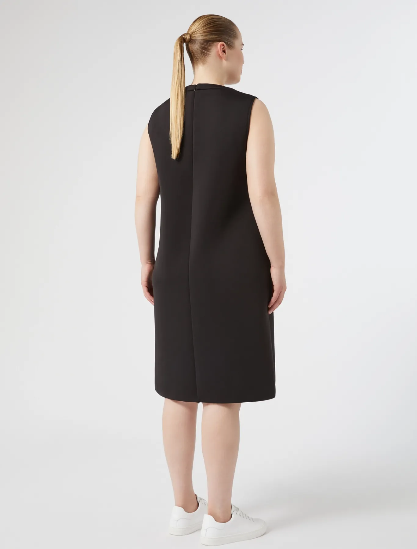 Marina Rinaldi Robe en scuba avec strass NOIR Best