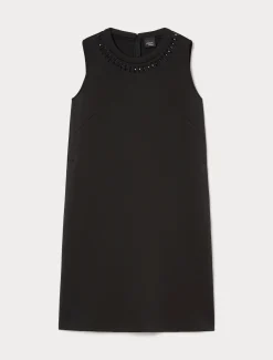 Marina Rinaldi Robe en scuba avec strass NOIR Best
