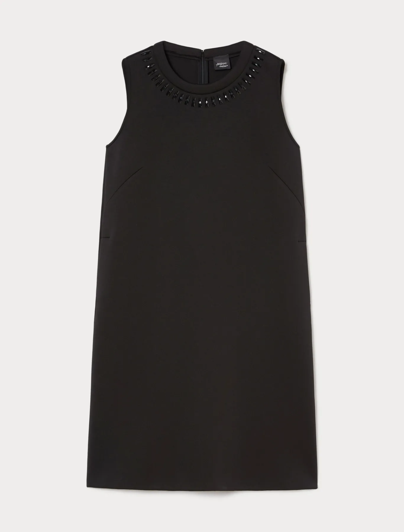 Marina Rinaldi Robe en scuba avec strass NOIR Best