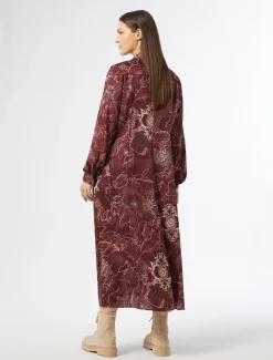 Marina Rinaldi Robe en sergé imprimé BORDEAUX New
