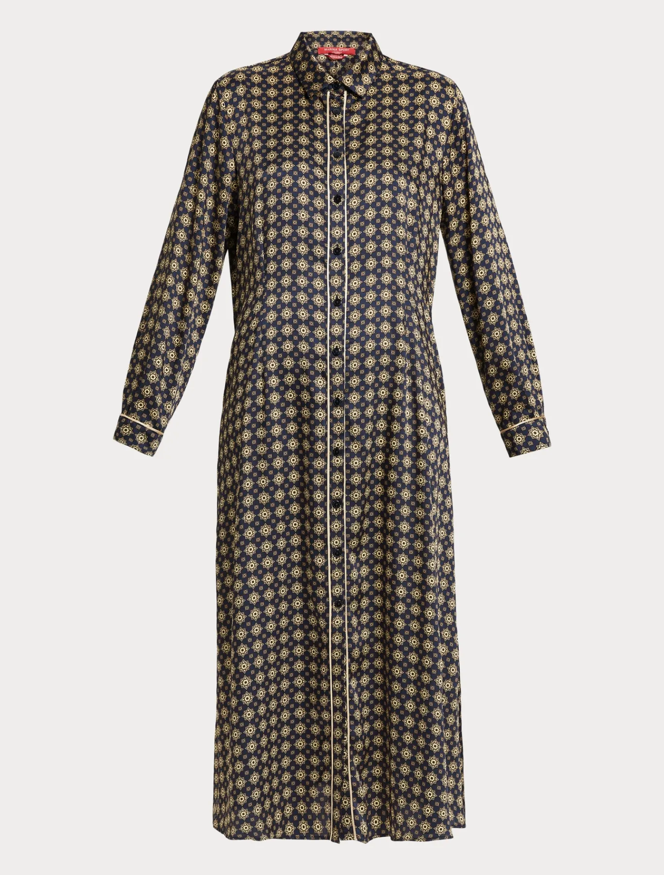 Marina Rinaldi Robe en sergé imprimé BLEUNUIT Discount