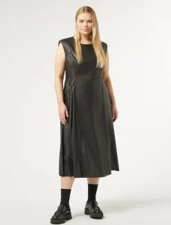 Marina Rinaldi Robe en tissu technique NOIR Discount