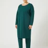 Marina Rinaldi Robe en tissu technique VERTFONCE' Discount
