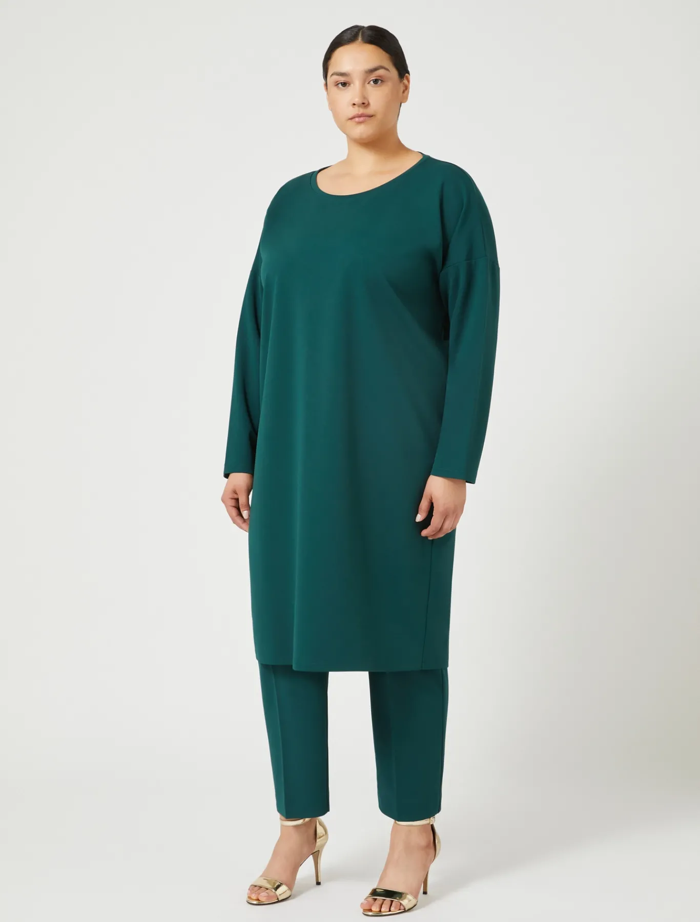 Marina Rinaldi Robe en tissu technique VERTFONCE' Discount