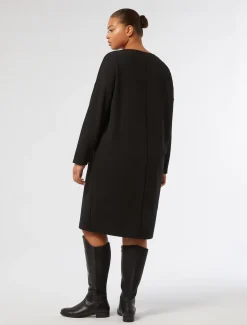 Marina Rinaldi Robe en tissu technique NOIR Clearance