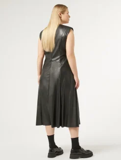 Marina Rinaldi Robe en tissu technique NOIR Discount