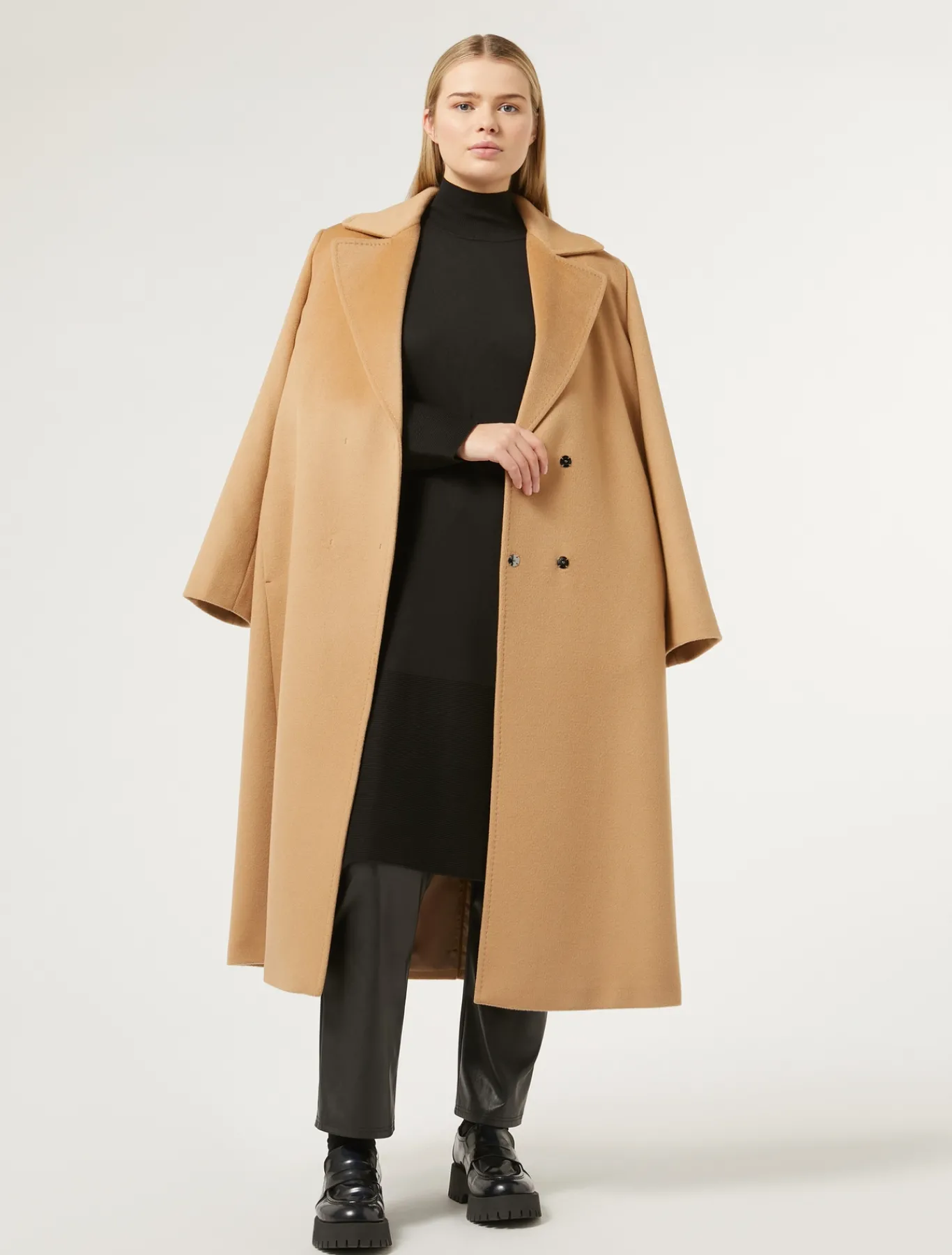 Marina Rinaldi Robe en viscose stretch NOIR Hot