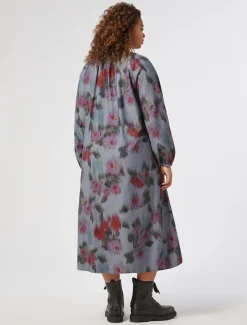 Marina Rinaldi Robe longue en denim chambray BLEU Outlet