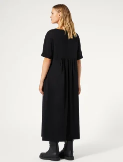 Marina Rinaldi Robe longue en jersey NOIR Clearance