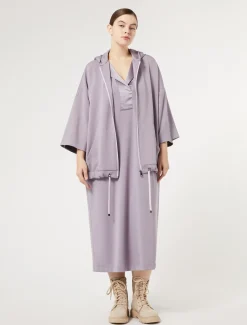 Marina Rinaldi Robe longue en jersey et satin GLYCINE New