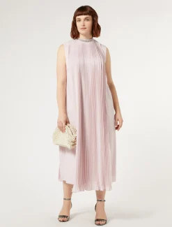 Marina Rinaldi Robe mi-longue en crêpe ROSE Clearance