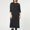 Marina Rinaldi Robe mi-longue en jersey NOIR Online