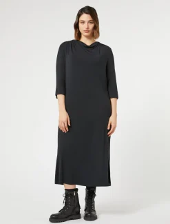 Marina Rinaldi Robe mi-longue en jersey NOIR Online
