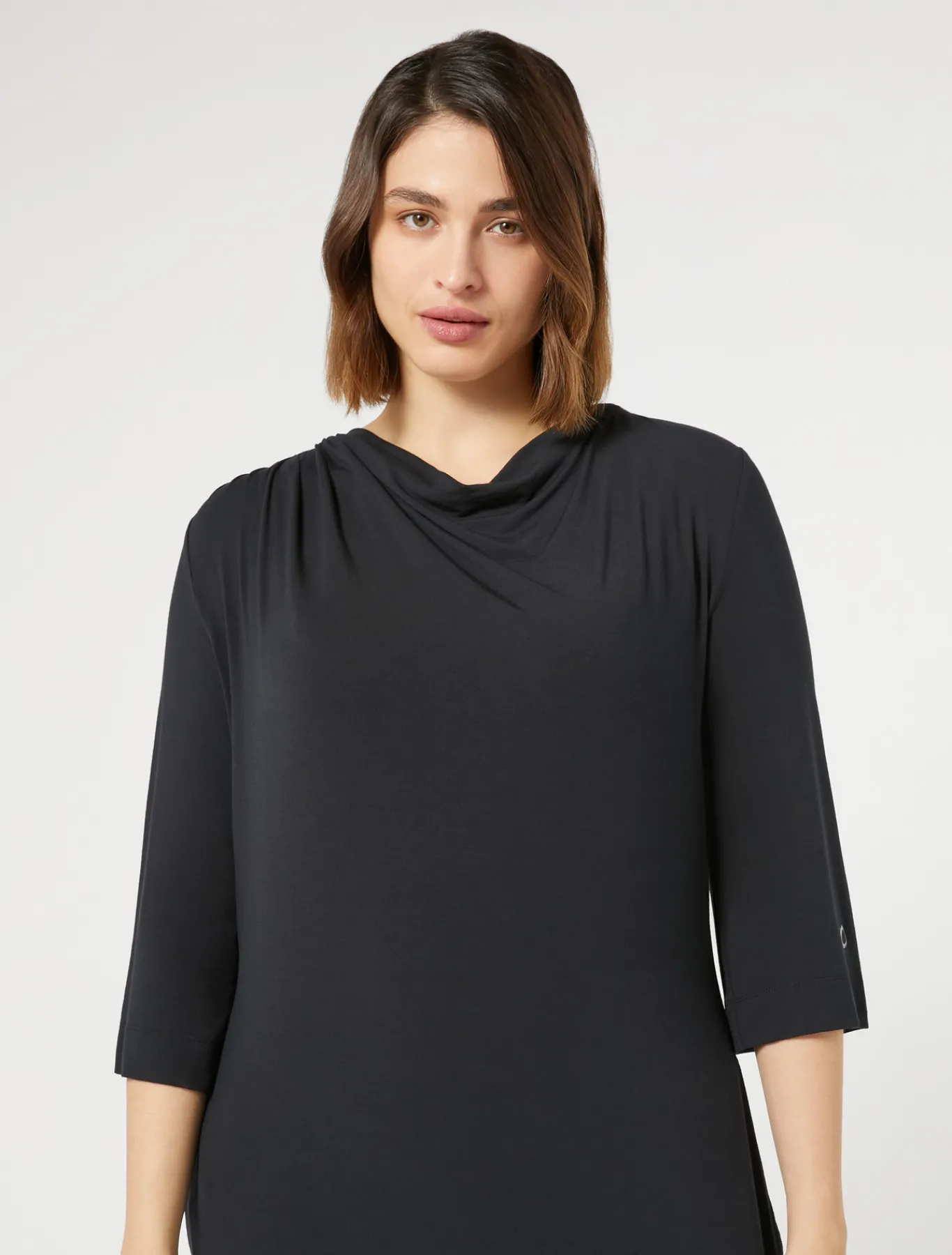 Marina Rinaldi Robe mi-longue en jersey NOIR Online