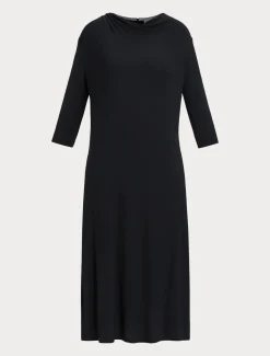 Marina Rinaldi Robe mi-longue en jersey NOIR Online