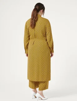 Marina Rinaldi Robe-chemise en cady JAUNE Outlet