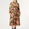 Marina Rinaldi Robe-chemise en cady imprimé BLEUNUIT Discount