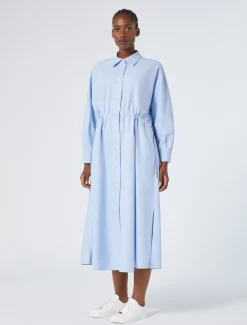 Marina Rinaldi Robe-chemise en coton Oxford AZURE Best