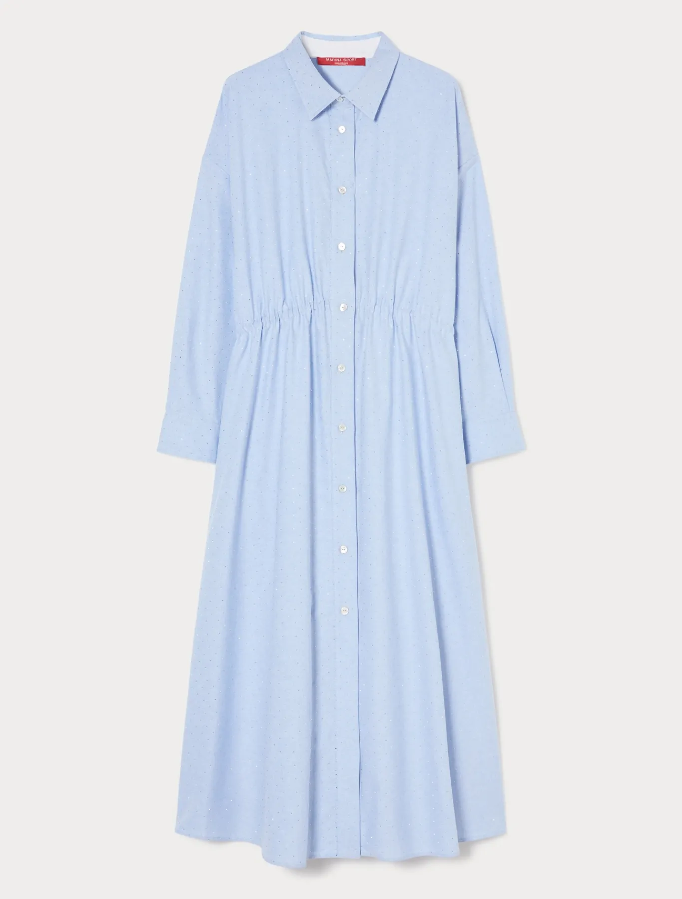 Marina Rinaldi Robe-chemise en coton Oxford AZURE Best