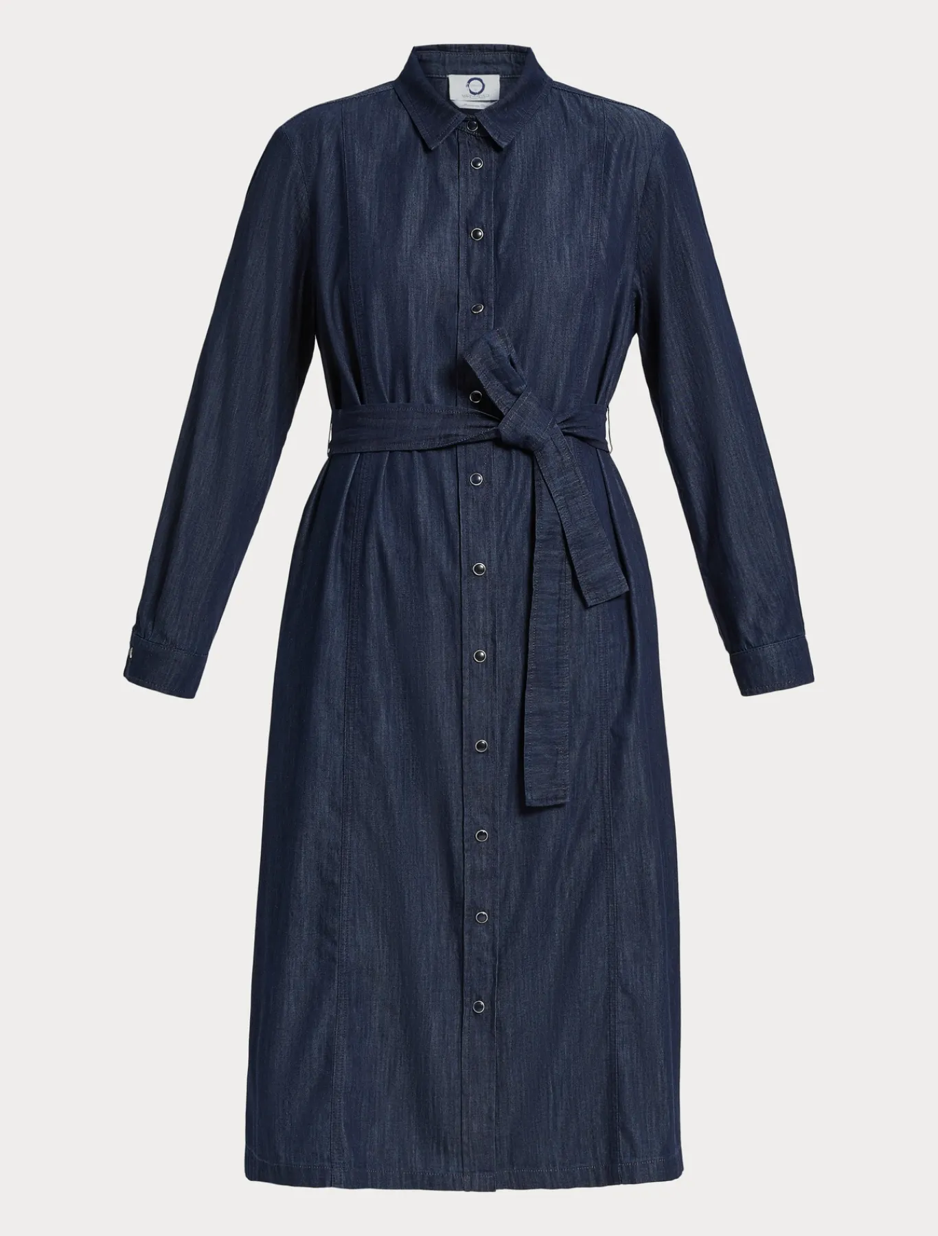Marina Rinaldi Robe-chemise en denim léger BLEUNUIT Clearance