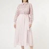 Marina Rinaldi Robe-chemise en dentelle et soie ROSE Fashion
